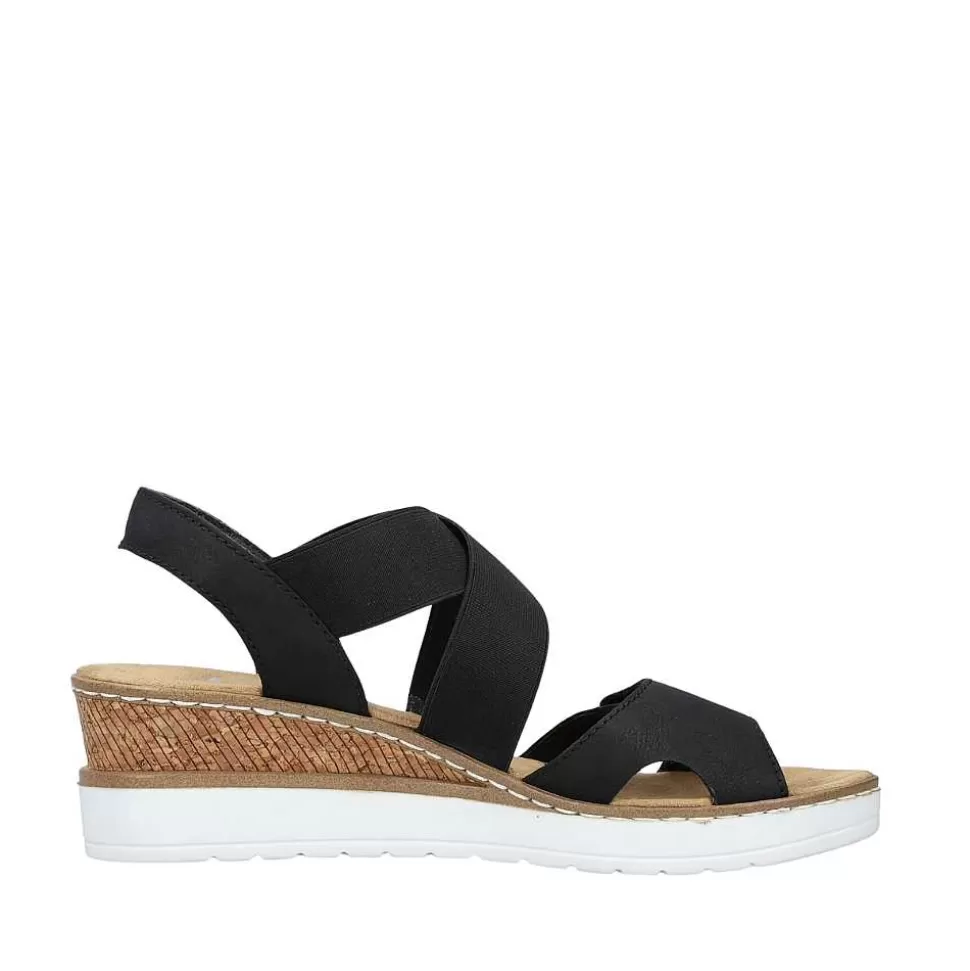 Best Sale Sandal Svarte Kvinner Dame Sandaler